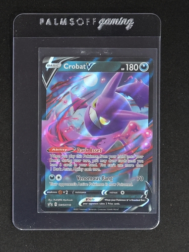 Pokémon TCG Crobat V SWSH110 — front