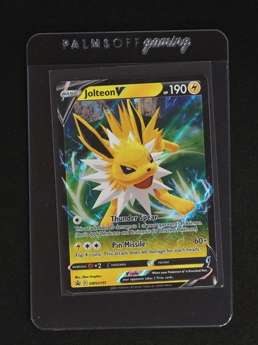 2021 Pokémon TCG SWSH #SWSH151 Jolteon V — front