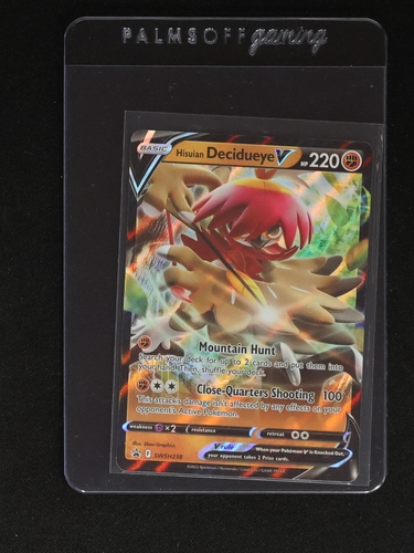 2022 Pokémon TCG SWSH238 Hisuian Decidueye V — front