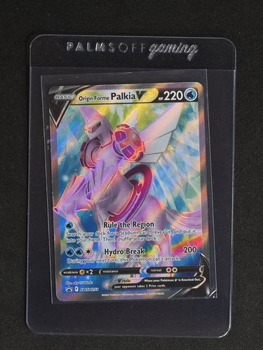 2022 Pokémon TCG Sword & Shield Astral Radiance #039 Origin Forme Palkia V — front