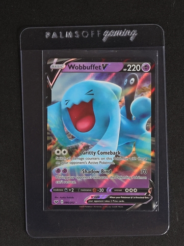 2020 Pokémon Sword & Shield #086 Wobbuffet V — front