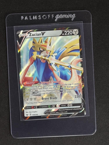 2020 Pokémon TCG Sword & Shield #138 Zacian V — front