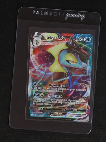 2020 Pokémon Sword & Shield Rebel Clash #050 Inteleon VMAX — front