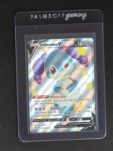 2021 Pokémon TCG Shining Fates #SV114 Indeedee V — front