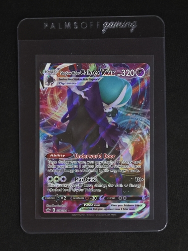 2021 Pokémon Chilling Reign #075 Shadow Rider Calyrex VMAX — front
