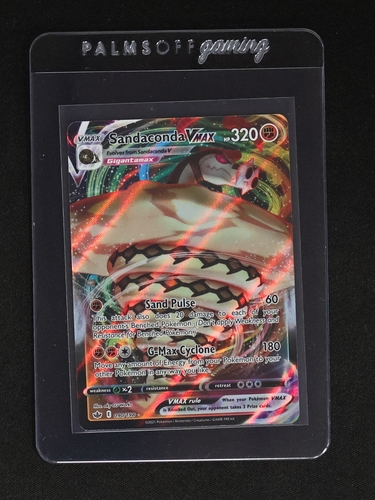 2021 Pokémon Chilling Reign #090 Sandaconda VMAX — front
