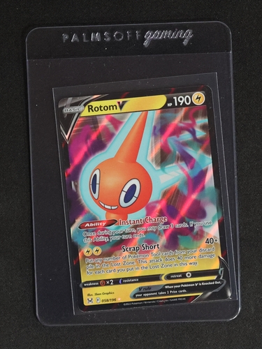 2022 Pokémon TCG Crown Zenith #045 Rotom V — front