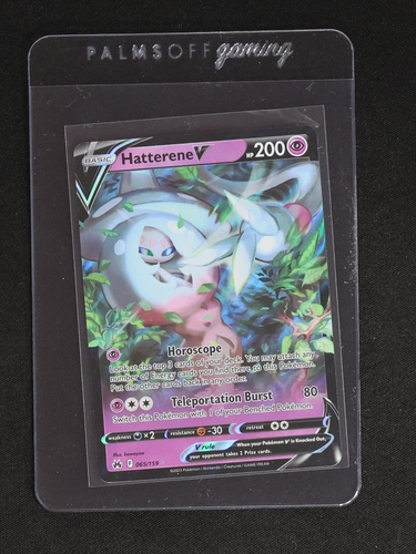2021 Pokémon Sword & Shield #055 Hatterene V — front