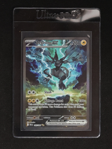 2025 Pokémon #166 Zekrom EX Black Bolt Special Illustration Rare — front