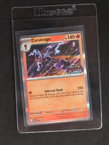 2023 Pokémon #20 Ceruledge Phantasmal Flames — front