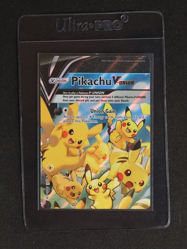 2021 Pokémon SWSH Black Star Promo Celebrations #139 Pikachu V-Union — front