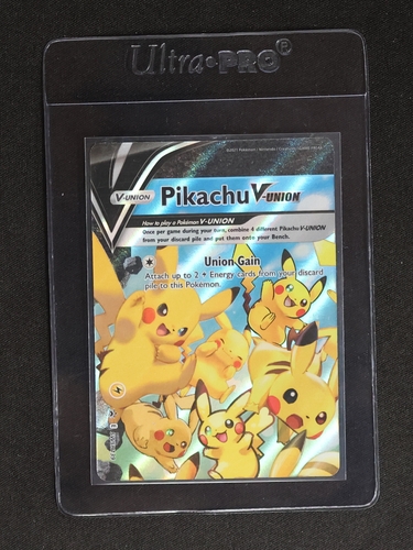 2021 Pokemon Black Star Promo #SWSH139 Pikachu V-Union — front