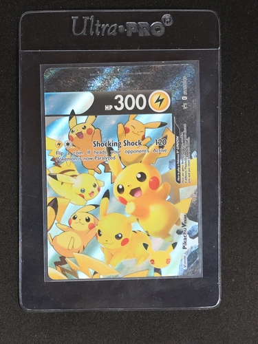 2021 Pokémon Black Star Promo #SWSH140 Pikachu V-Union — front