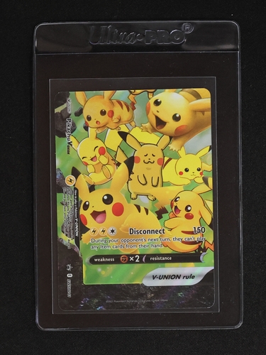 2021 Pokémon Black Star Promo #141 Pikachu V-Union — front