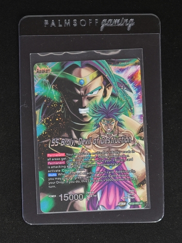 Dragon Ball Super Card Game BT22-055 SS Broly, Devil of Destruction — front