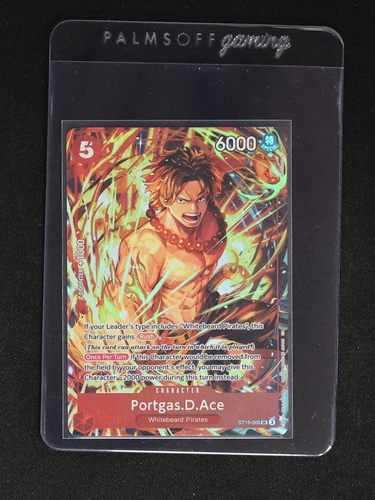 2025 One Piece TCG Illustration Box Vol.5 #ST15-005 Portgas.D.Ace — front