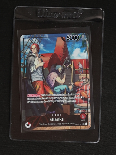 2025 One Piece OP09-001 Shanks — front