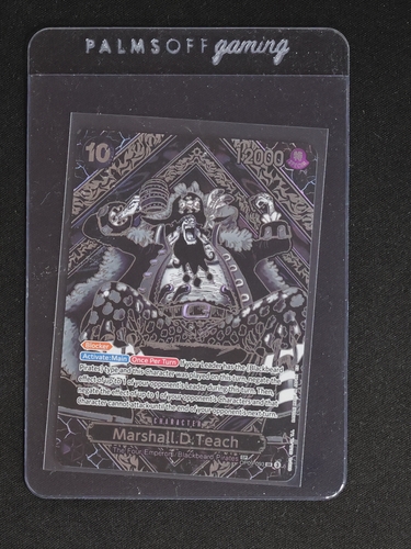 2025 One Piece OP09-093 Marshall D. Teach 3rd Anniversary Silver — front