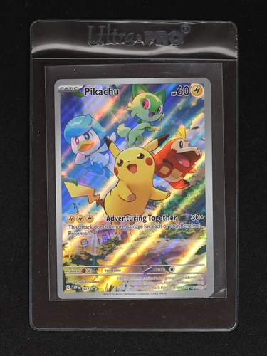 2023 Pokémon SV: Scarlet & Violet Promo #027 Pikachu — front