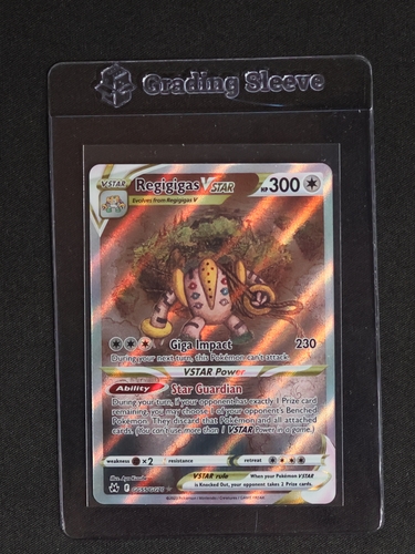 2023 Pokémon Sword & Shield Crown Zenith #GG55 Regigigas VSTAR — front