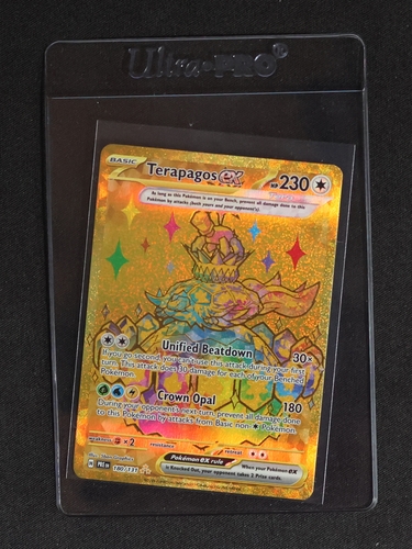 2025 Pokémon Prismatic Evolutions #180 Terapagos EX — front