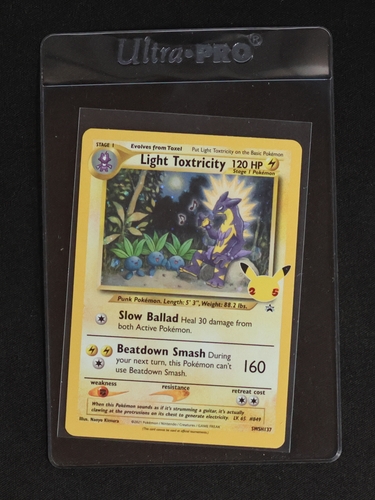 2021 Pokémon SWSH Black Star Promo #SWSH137 Light Toxtricity — front