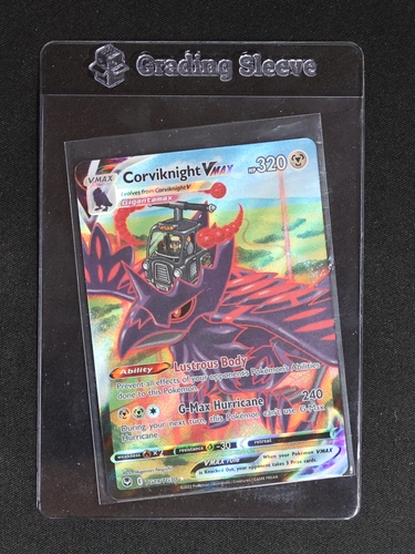 2022 Pokémon TCG Sword & Shield Silver Tempest #TG19/TG30 Corviknight VMAX — front