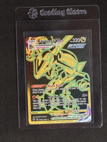 2022 Pokemon Sword & Shield Silver Tempest #TG29 Rayquaza VMAX — front