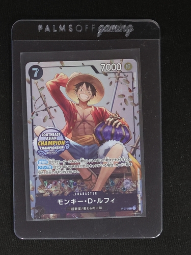 Monkey D. Luffy Southeast Asian Championship Champion 2023 P-075 — front