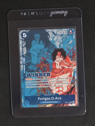 2024 One Piece TCG OP07-053 Portgas.D.Ace Championship Winner Pack — front