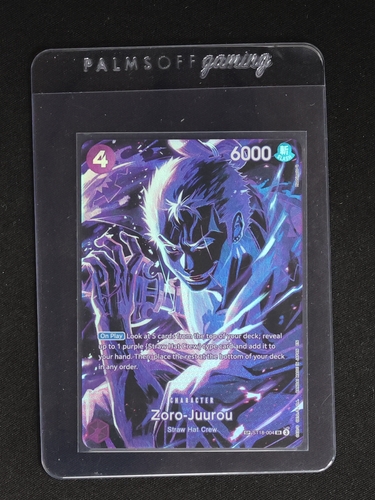 2025 One Piece Legacy of the Master #ST18-004 Zoro-Juurou — front