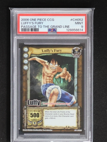 2006 One Piece CCG #CH052 Luffy's Fury — front