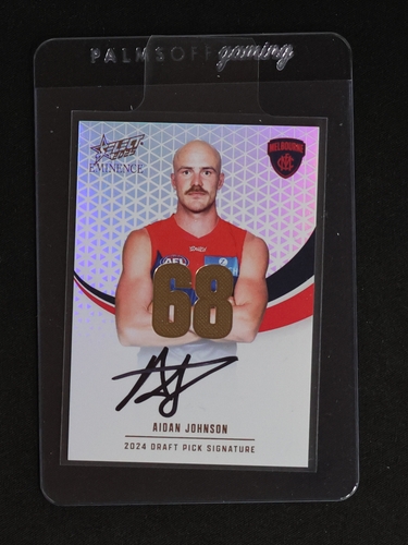2024 Select AFL Eminence #68 Aidan Johnson — front
