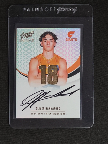 2024 Select AFL Eminence #18 Oliver Hannaford — front