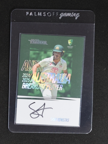2024 Cricket Traders CA2024 Sam Konstas — front