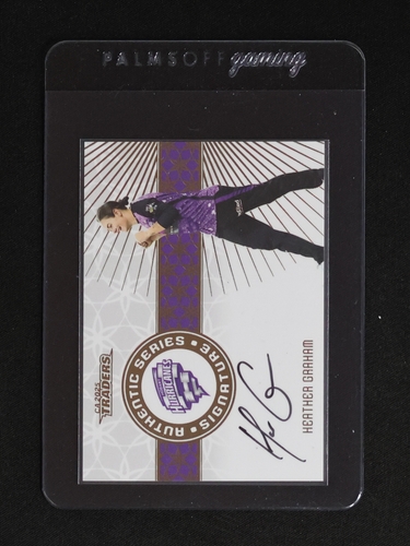 2025/26 Cricket Traders Authentic Signature Black ASB10 Heather Graham — front