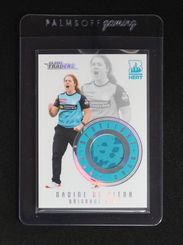 2025-26 TGI Traders Cricket #SS02 Nadine de Klerk — front