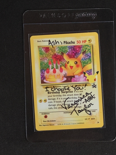 2021 Pokemon Celebrations Birthday Pikachu #24 — front