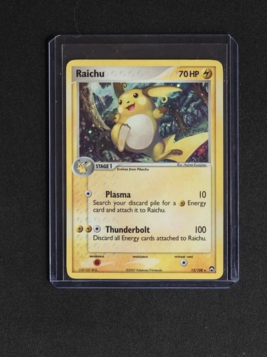2007 Pokemon EX Power Keepers #12 Raichu — front