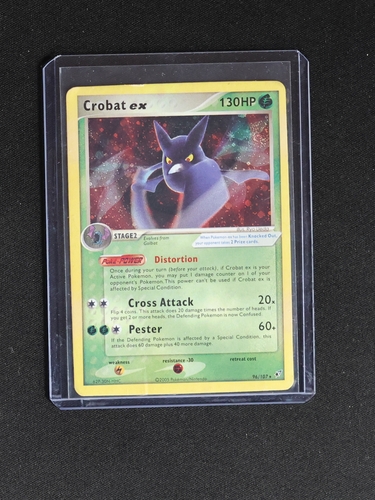 2005 Pokemon EX Deoxys #96 Crobat ex — front