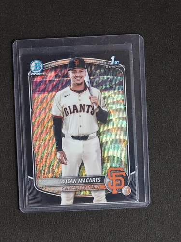 2025 Bowman Chrome #BCP-237 Djean Macares — front
