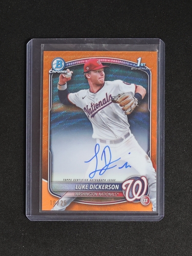 2025 Bowman Chrome #CPA-LDI Luke Dickerson — front