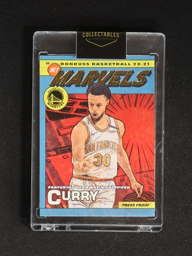 2020-21 Panini Donruss Net Marvels #17 Stephen Curry — front