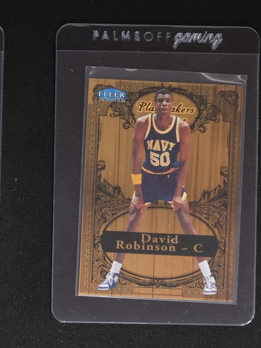 1998-99 Fleer Tradition Playmakers Theater #13PT David Robinson — front