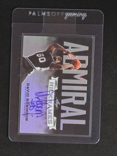 2012 Leaf Metal Nicknames David Robinson — front