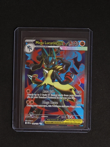 2025 Pokemon Mega Lucario EX #160/132 — front