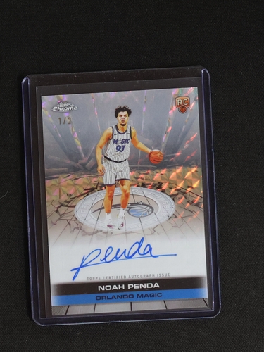 2025 Topps Chrome Noah Penda Rookie Card — front