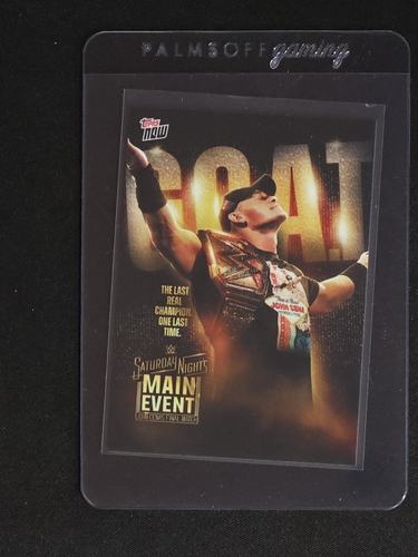 2025 Topps Now WWE #CENA John Cena Saturday Nights Main Event — front