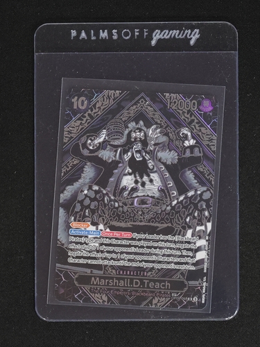 2025 One Piece OP09-093 Marshall D. Teach 3rd Anniversary Special Card Silver Parallel — front