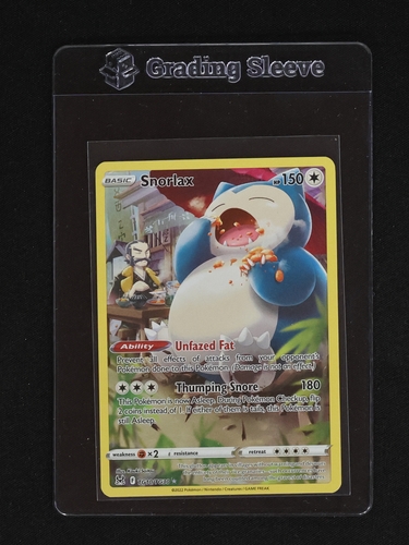 2022 Pokémon Sword & Shield Lost Origin #TG10 Snorlax — front